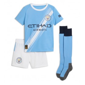 Manchester City Erling Haaland #9 Domaci Dres za djecu 2025-26 Kratak Rukav (+ Kratke hlače)